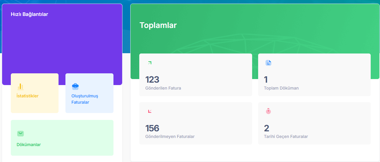 ibanFatura Dashboard